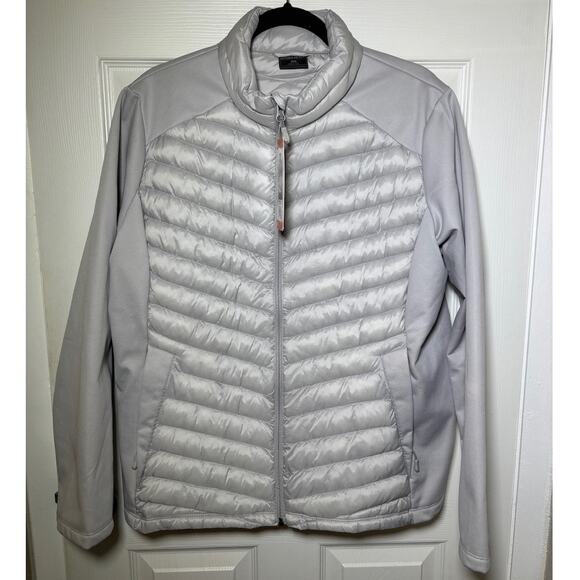 32 Degrees Heat Lightweight Women's Standup Collar Gray Jacket Size XXL NWT - Picture 8 of 8